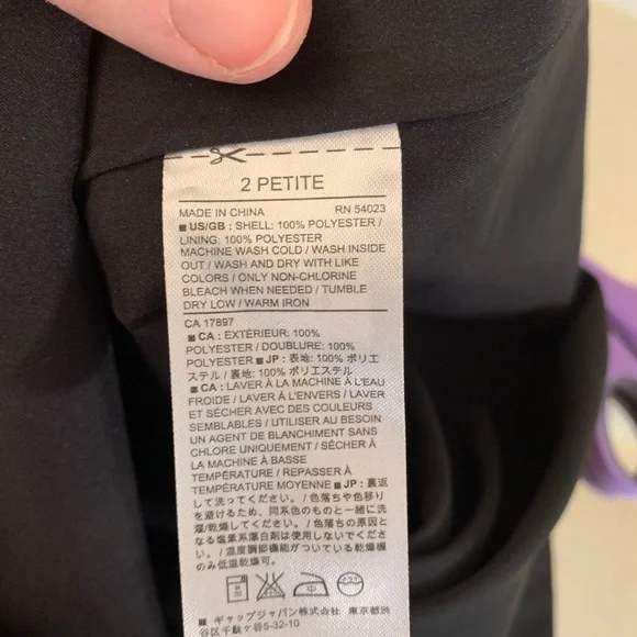 Banana Republic Black and Orange Geometric Mini Dress - Picture 6 of 6